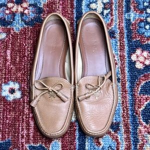 Prada soft brown loafers